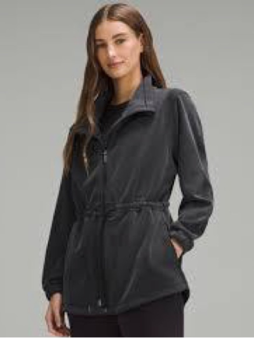 lululemon athletica Black Drawcord Utility Jacket